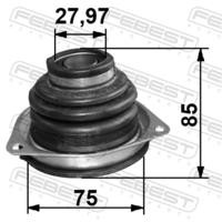 ПЫЛЬНИК ШРУС ВНУТРЕННИЙ ЛЕВЫЙ КОМПЛЕКТ 75.7X85X40 1815-VIVARLH-KIT 1815VIVARLHKIT FEBEST