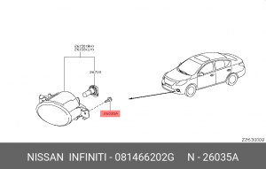 БОЛТ 08146-6202G NISSAN