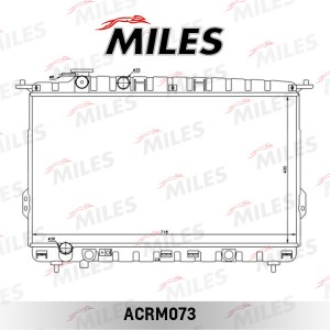 Радиатор (механическая сборка) HYUNDAI SONATA EF/MAGENTIS/OPTIMA (NISSENS 67026) ACRM073 MILES