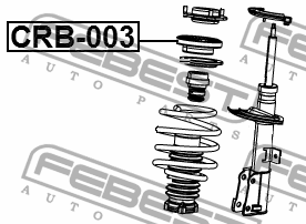 Подшипник опоры амортизатора CHRYSLER SEBRING II 2006-2010 CRB-003 CRB-003 FEBEST
