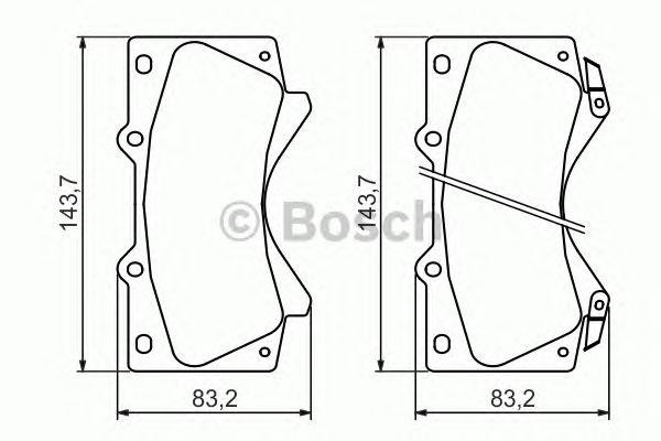 TOYOTA LAND CRUISER (200) (2008>) 0 986 494 449 BOSCH