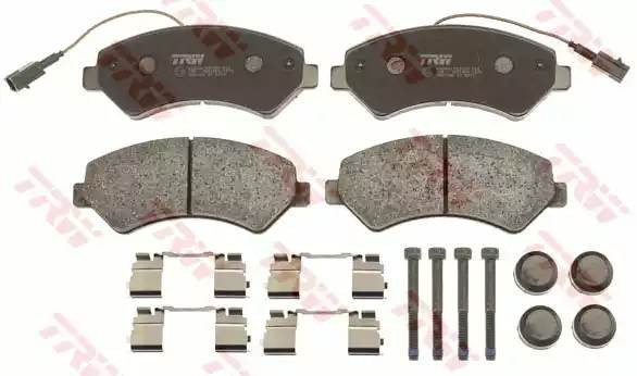 Колодки тормозные FIAT Ducato (06-) передние (4шт.) TRW GDB1982 TRW