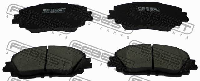 Колодки тормозные передние (с противоскрипной пластиной) 0101GSV70F FEBEST