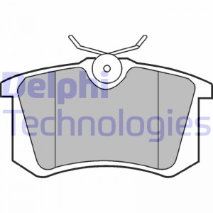LP571 колодки дисковые з.\ VW Golf/Passat 1.6-2.8/1.9TDi 88-99 LP571 DELPHI