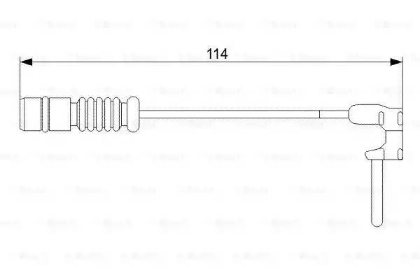 QBWS0212=22577F [1635401717] !датчик износа колодок\ MB W163 all 98-05 L=114 1 987 473 011 BOSCH