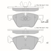 Колодки тормозные дисковые Avantech передние (противоскрипная пластина в компл.) AV068 AVANTECH