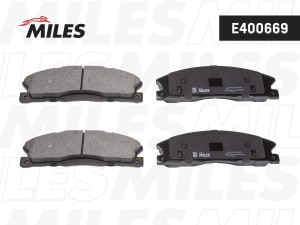 Колодки тормозные передние (Смесь Low-Metallic) FORD EXPLORER 11- E400669 E400669 MILES