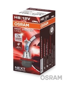 Лампа 12V H8 35W PGJ19-1 +20% 3900K Night Breaker Laser OSRAM 64212NL OSRAM