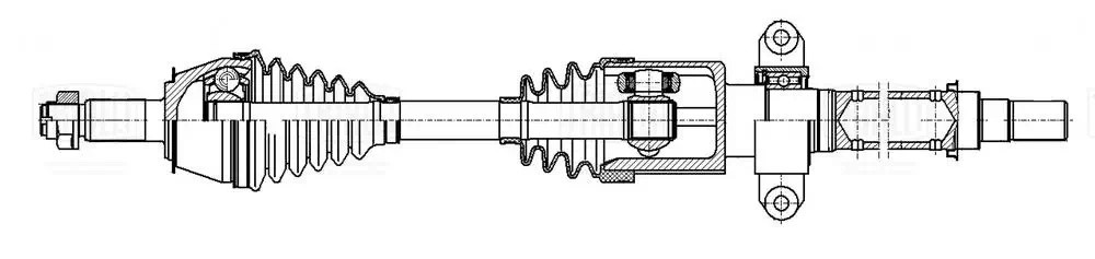 Привод передний правый AR 1602 TRIALLI