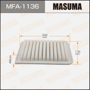 фильтр воздушный!\ Toyota Avensis/Yaris 1.6/1.8/2.0 07> MFA1136 MASUMA
