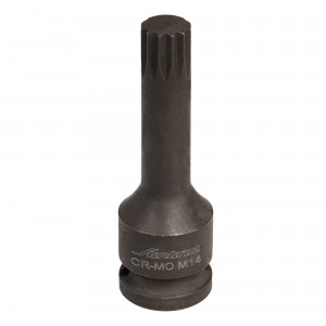 Головка ударная торцевая 1/2 DR внешний SPLINE M14 (ATAS037) ATAS037 AIRLINE