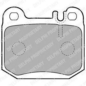 LP1705 колодки дисковые з.\ MB W163 3.5-5.5/4.0CDi 98> LP1705 DELPHI