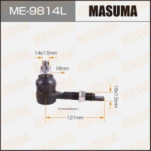 наконечник рулевой левый!\ Toyota Avensis AZT250/CDT250/ZZT251 ME-9814L MASUMA