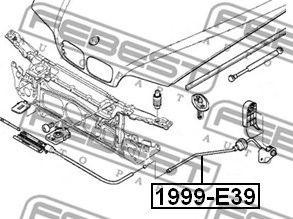 Трос капота 1999-E39 1999-E39 FEBEST