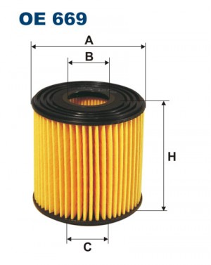 Фильтр масляный OE669 FILTRON