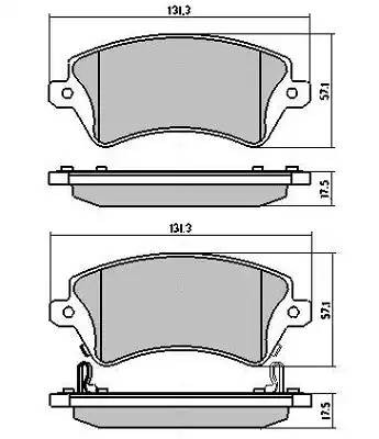 колодки дисковые п.!\ Toyota Corolla 1.4/1.6/2.0D 02> FBP1227 FREMAX