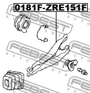 TOYOTA COROLLA E15 (2006>) 1,6 16V 1ZR 0181F-ZRE151 FEBEST