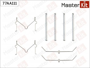 Комплект установочный тормозных колодок TOYOTA LAND CRUISER 11-84-12-96 77AA111 77AA111 MASTER KIT