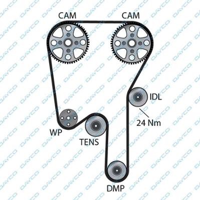 VOLVO S40/S60/S80/V40/RENAULT SAFRANE 94789 DAYCO