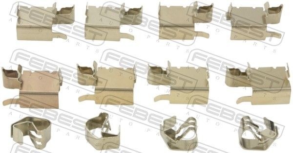 Монтажный комплект для дисковых колодок TOYOTA 2005-2012 0103-NRE180F 0103-NRE180F FEBEST