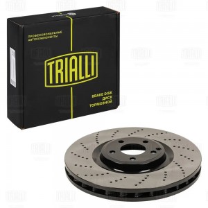 Диск торм. Mercedes CLS (W218) (10-) перед. d=360 (перф.) (DF 150001)  2шт DF 150001 TRIALLI