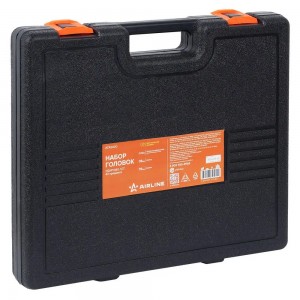 Набор головок ударных 1/2DR L=78мм и L=38мм, 43пр. (9-30мм) пласт.кейс (ATAS400) ATAS400 AIRLINE