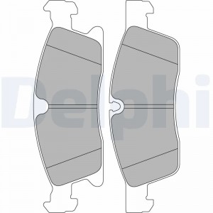LP2298 колодки диск. перед.!для усил.ход.части\ Jeep Grand Cherokee III/IV 3.6 V LP2298 DELPHI