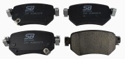 Колодки тормозные задние MAZDA 6 12- BP25008 BP25008 SB NAGAMOCHI