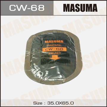 к-кт заплаток кордовых! 5 шт. 65х35mm 1 слой корда\ CW68 MASUMA