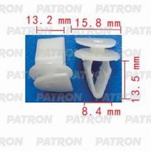 Клипса HONDA Civic (07-) уплотнителя капота PATRON P370647 PATRON