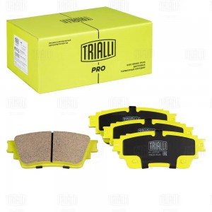 Колодки тормозные дисковые задние керамические PRO т/с Advics PF4307CR TRIALLI