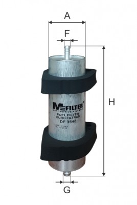 фильтр топл.!\ Audi A4/A5 2.0TDi/2.7TDi/3.0TDi 07> DF3548 MFILTER AUTOMOTIVE FILTERS