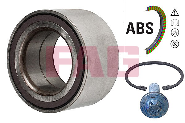 Подшипник ступицы MERCEDES C (W204,C218),E (W212),GLK (X204),S (W221) передней к 713 6679 90 FAG