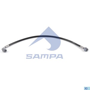 шланг подъема кабины! L550\RVI 080475 SAMPA