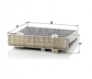 Фильтр воздушный салона MITSUBISHI Pajero угольный MANN CUK2230 MANN FILTER