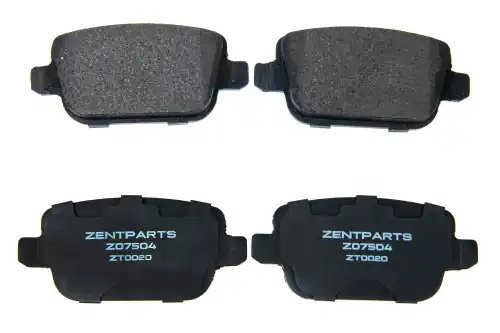 колодки дисковые задние Z07504 ZENTPARTS