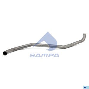 Труба DAF системы охлаждения ретардера передняя (ЕВРО-5) SAMPA 052051 SAMPA