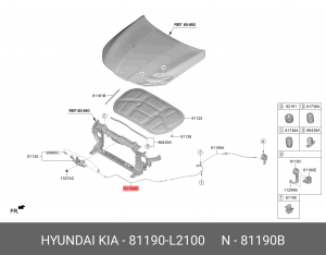 Деталь 81190L2100 HYUNDAI KIA
