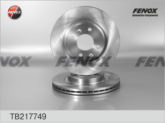 Диск тормозной Dacia Logan 06-, Sandero 08-, Nissan LCV Kubistar 03-, Renault Cl TB217749 FENOX