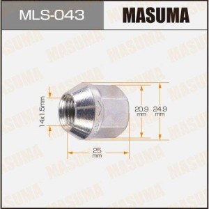 гайка крепления колеса! M14x1.5\ Opel Insignia 1.4-2.0/2.8/2.0CTDi 08> MLS-043 MASUMA