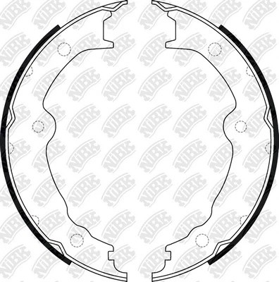 Колодки тормозные LEXUS GS (11-) стояночного тормоза (4шт.) NIBK FN0699 NIBK