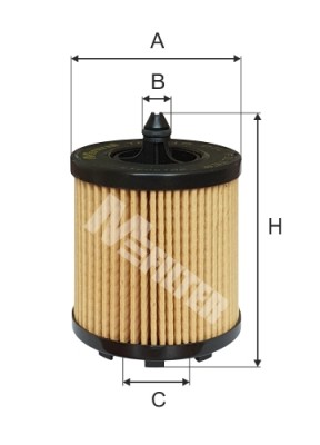 фильтр масляный!\ Opel Astra II/Vectra B 2.2i 16V 00>/Vectra C 2.2i 16V 02> TE615 MFILTER AUTOMOTIVE FILTERS