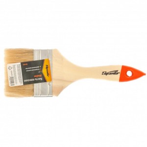 Кисть плоская 75мм (3") натуральная щетина Slimline SPARTA 824405 SPARTA