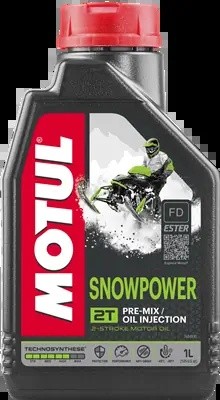 Масло моторное для 2-х тактных двигателей MOTUL SNOWPOWER ESTER 2T синт.1л 105887 MOTUL