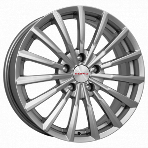 КиК Акцент 17.0 / 7.0J PCD 5x114.30 ET 38.00 ЦО 67.10 Литой / Антрацитовый 72184 K K WHEELS