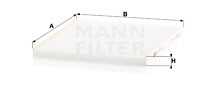 Фильтр воздушный кабины (салонный) CU21008 Mann-Filter (97133-4L000) Hyundai CU21008 MANN FILTER