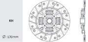 Диск сцепления DAEWOO Tico (91-) (0.8) (170мм) VALEO PHC DW18 VALEO PHC