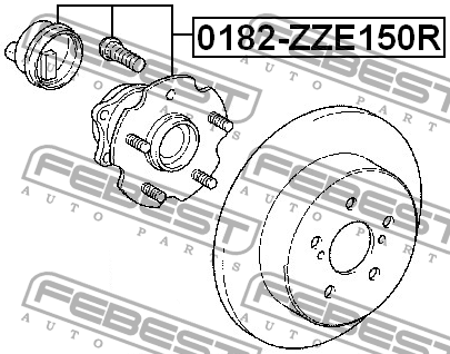 TOYOTA COROLLA (2006>) 0182-ZZE150R FEBEST
