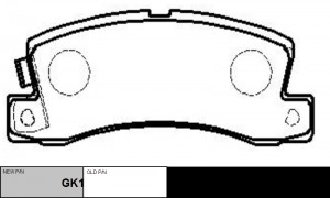 Колодки тормозные TOYOTA Avensis задние (4шт.) CTR GK1018 CTR