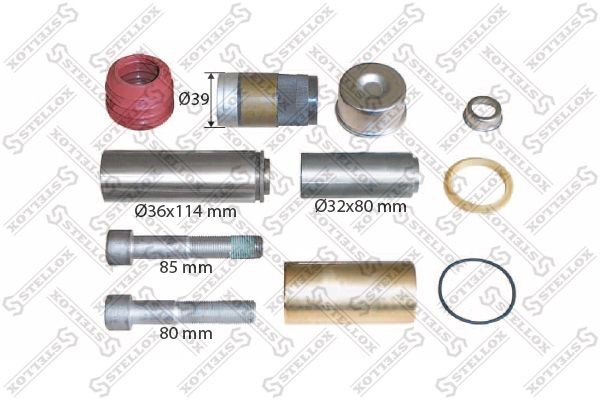 р/к диcк.тормоза!11(мрп)K000375 направл.114,втулк 39дл, пыльники, винты \SB6, SB 85-10329-SX STELLOX